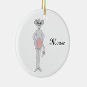 Ornement Rond En Céramique Nutcracker Mouse Keepsaké Orament (Droite)
