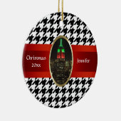 Ornement Rond En Céramique NYC Skyline : Emp St Building Noël #5 (Droite)