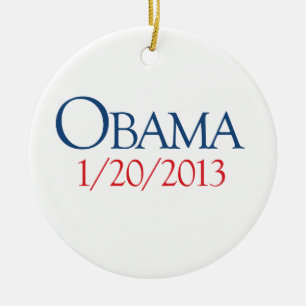 ORNEMENT ROND EN CÉRAMIQUE OBAMA 20 JANVIER - .PNG