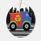 Ornement Rond En Céramique Occupations - Élimination des déchets - ordures - (Gauche)