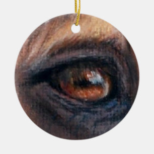 Ornement Rond En Céramique Oeil de Tres