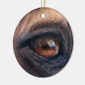 Ornement Rond En Céramique Oeil de Tres (Gauche)