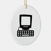 Ornement Rond En Céramique Ordinateur (Droite)