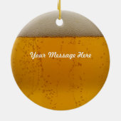 Ornement Rond En Céramique Ours, cerfs communs ou bière ? (Dos)