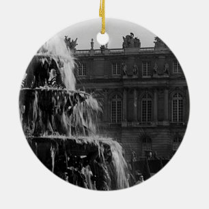 Ornement Rond En Céramique Palais de France vintage pyramide de la fontaine d