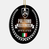 Ornement Rond En Céramique Palerme (Droite)