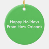 Ornement Rond En Céramique Panneau Bourbon (Dos)