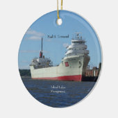 Ornement Rond En Céramique Paul H. Townsend (Gauche)