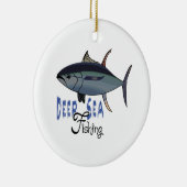 ORNEMENT ROND EN CÉRAMIQUE PÊCHE MARITIME PROFONDE (Droite)