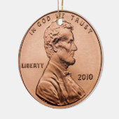 Ornement Rond En Céramique Penny (Gauche)