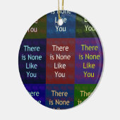 Ornement Rond En Céramique Personne ne vous aime (Gauche)