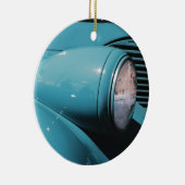 Ornement Rond En Céramique Phare bleu (Droite)