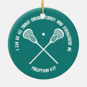 ORNEMENT ROND EN CÉRAMIQUE PHILIPPIENS 413 - LACROSSE