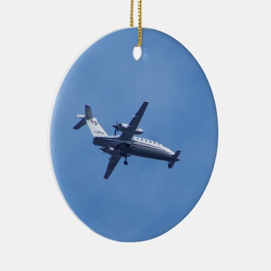 Ornement Rond En Céramique Piaggio P180 (Droite)