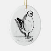 Ornement Rond En Céramique Pigeon de Modène Gazzi 1978 (Droite)