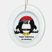 Ornement Rond En Céramique Pirate (Gauche)