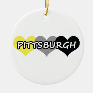 Ornement Rond En Céramique Pittsburgh