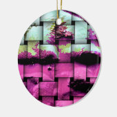 ORNEMENT ROND EN CÉRAMIQUE PLAGE (Gauche)