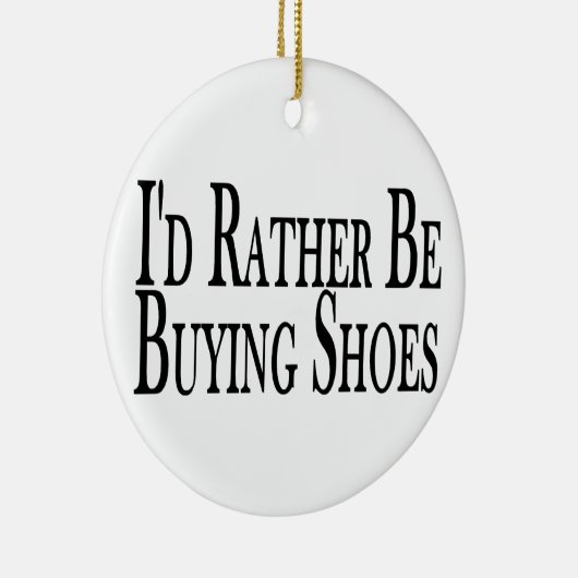 Ornement Rond En Céramique Plutôt achète des chaussures (Droite)