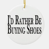 Ornement Rond En Céramique Plutôt achète des chaussures (Devant)