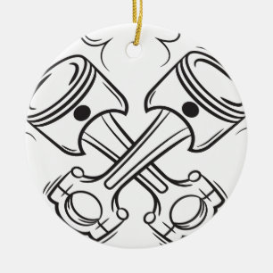 Ornement Rond En Céramique Poistons