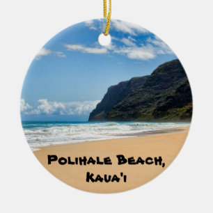 Ornement Rond En Céramique Polihale Kaua'i Souvenir