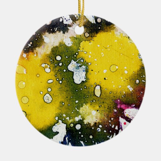 Ornement Rond En Céramique Polychromoptique #7 (Devant)