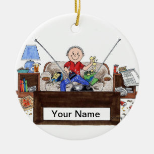 Ornement Rond En Céramique Pomme de terre - Homme