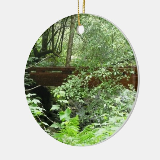 Ornement Rond En Céramique Pont Muir Woods I (Gauche)