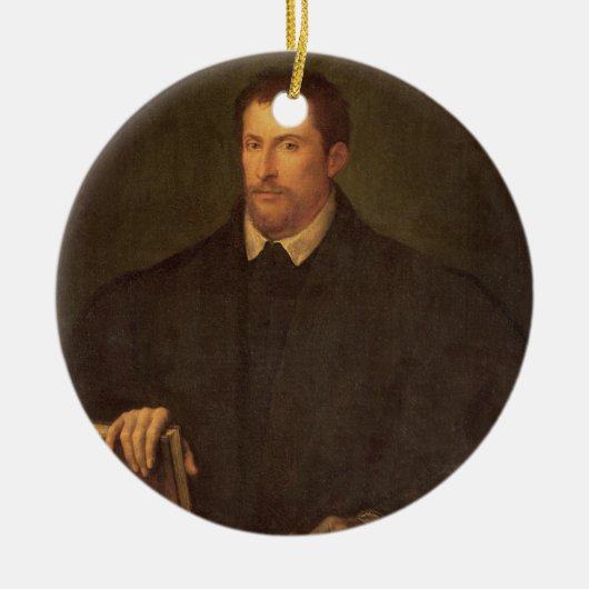 Ornement Rond En Céramique Portrait d'Ippolito Riminaldi (Devant)