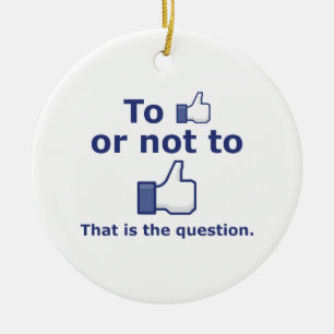Ornement Rond En Céramique Pour aimer ou ne pas aimer