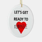 Ornement Rond En Céramique Préparons-nous à Rumbelle (Droite)