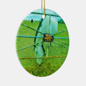 Ornement Rond En Céramique Propriété Privée, Cheval (Droite)