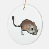 Ornement Rond En Céramique Rat de kangourou (Gauche)