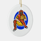 Ornement Rond En Céramique Receveur (Droite)