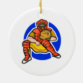 Ornement Rond En Céramique Receveur (Dos)