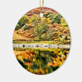 ORNEMENT ROND EN CÉRAMIQUE RÉFLEXIONS DU LAC (Gauche)