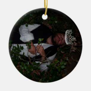 Ornement Rond En Céramique reine de pastèque