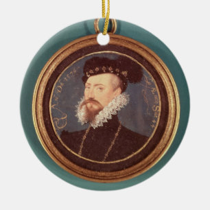 Ornement Rond En Céramique Robert Dudley, comte de Leicester (c.1532-88) 1576