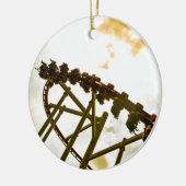 Ornement Rond En Céramique Rollercoaster (Gauche)