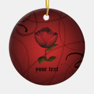 Ornement Rond En Céramique Romance gothique