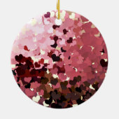 ORNEMENT ROND EN CÉRAMIQUE ROSE (Dos)