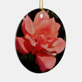 Ornement Rond En Céramique rose de pêche et détritus (Droite)