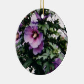Ornement Rond En Céramique Rose de Sharon Ornament (Droite)