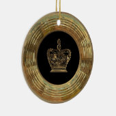 Ornement Rond En Céramique Royalee Victorian (Droite)