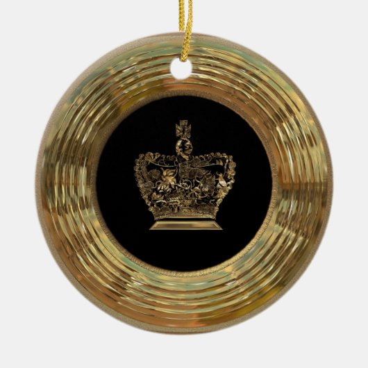 Ornement Rond En Céramique Royalee Victorian (Devant)