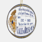 Ornement Rond En Céramique Rue Orléans Carreaux muraux (Gauche)