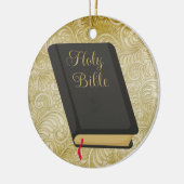 Ornement Rond En Céramique Sainte Bible - SRF (Gauche)