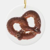Ornement Rond En Céramique Salted Pretzel (Devant)