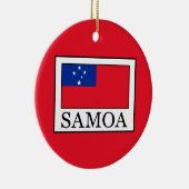 Ornement Rond En Céramique Samoa (Droite)